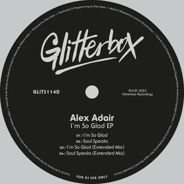 کاور آلبوم I'm So Glad EP از Alex Adair
