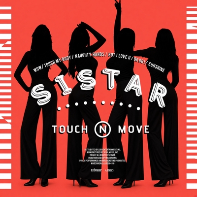 کاور آلبوم TOUCH N MOVE از SISTAR