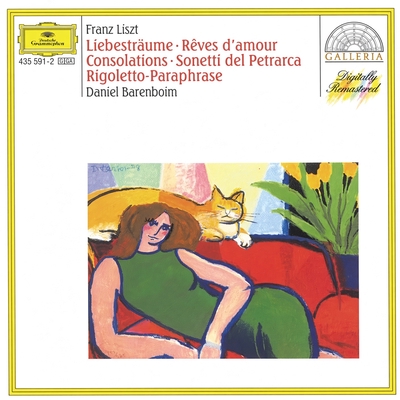 کاور آلبوم Liszt: Dreams of Love; Consolations; Sonnets of Petrarca; Rigoletto Paraphrase از Franz Liszt, Daniel Barenboim