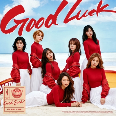 کاور آلبوم AOA 4th Mini Album Good Luck از AOA