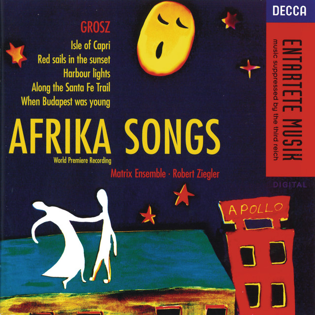 کاور آلبوم Grosz: Afrika Songs از Various Artists, Robert Ziegler, Wilhelm Grosz