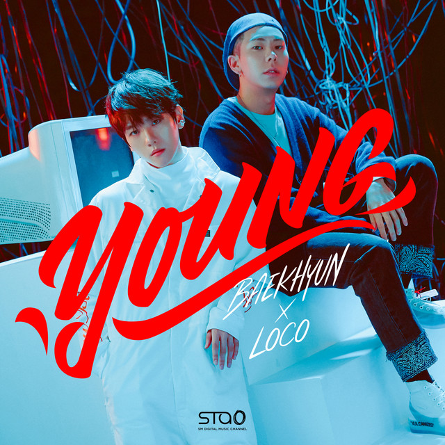 کاور آلبوم YOUNG از Loco, BAEKHYUN