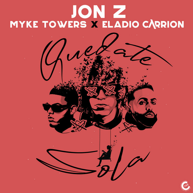 کاور آهنگ Quedate Sola از Myke Towers, Eladio Carrion, Jon Z