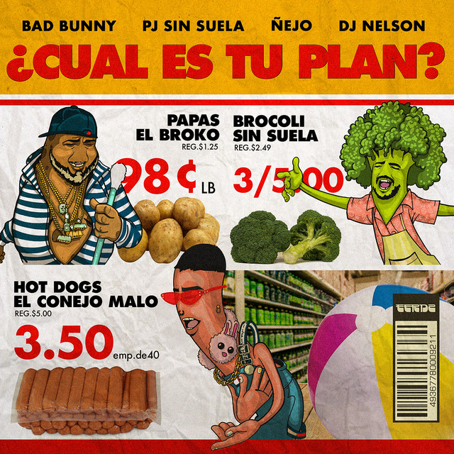 کاور آهنگ ¿Cual Es Tu Plan? از Bad Bunny, Pj Sin Suela, Nejo, DJ Nelson