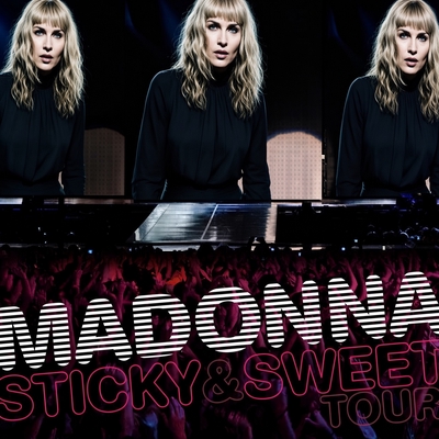 کاور آلبوم Sticky & Sweet Tour از Madonna