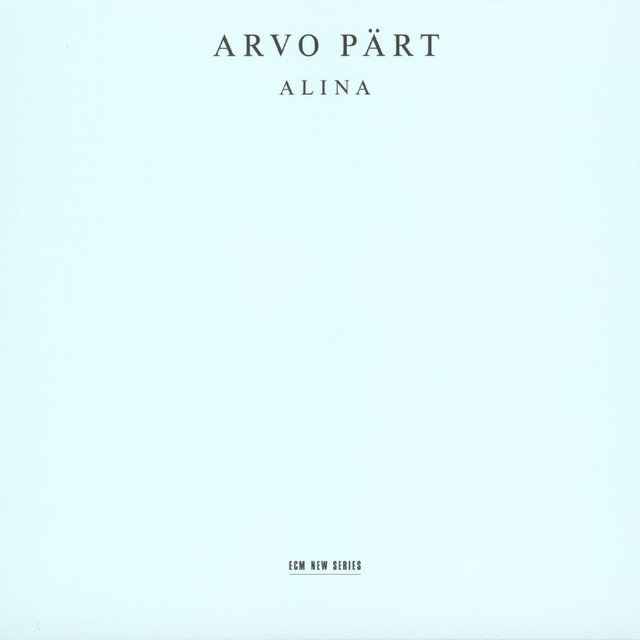کاور آلبوم Arvo Pärt: Alina از Arvo Part, Alexander Malter