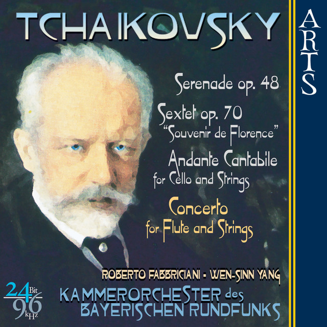 کاور آلبوم Tchaikovsky: Music for Strings - Flute Concerto از Chamber Orchestra of the Bavarian Radio