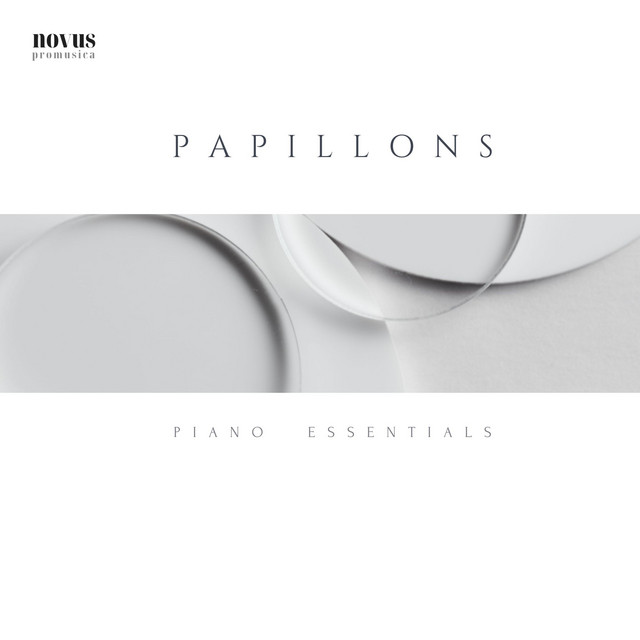 کاور آلبوم "066 Piano Essentials": Papillons از Sergei Prokofiev, Frederic Chopin, George Frideric Handel, Francis Poulenc, Edvard Grieg, Robert Schumann, Antonio Vivaldi, Carl Maria von Weber, Felix Mendelssohn, Arthur Friedheim