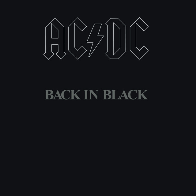 کاور آلبوم Back In Black از AC/DC