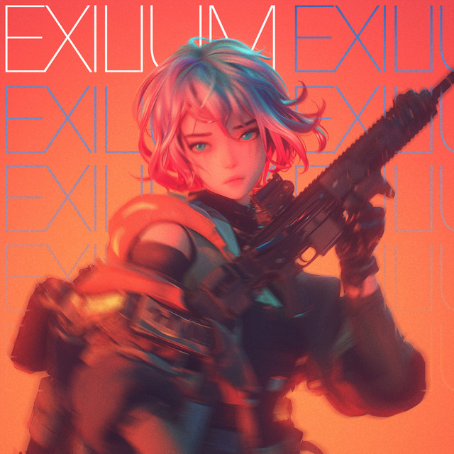 کاور آلبوم EXILIUM (Versions) از SXXIKSER, EVN1NG, Hxlkart