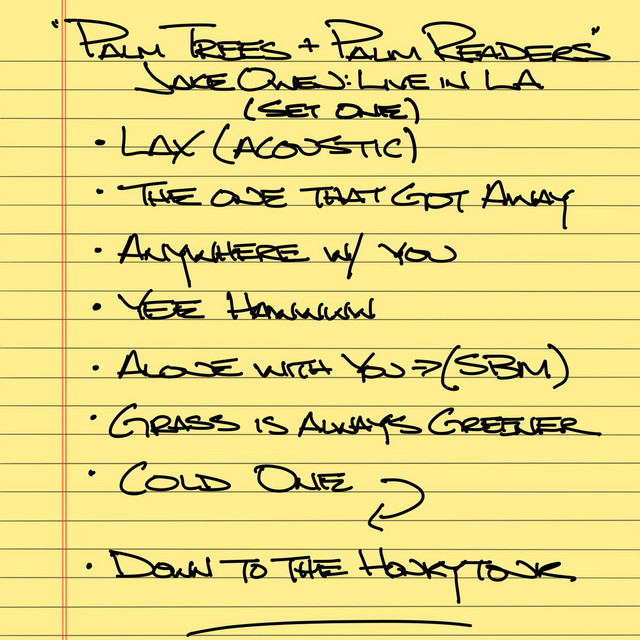 کاور آلبوم Palm Trees & Palm Readers - Jake Owen: Live in Los Angeles (Set 1) از Jake Owen