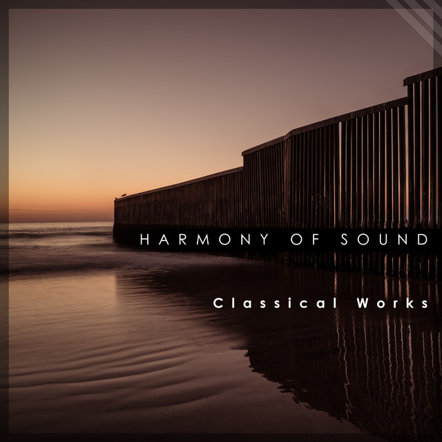 کاور آلبوم "Harmony of Sound": Classical Works از Johann Sebastian Bach, Frederic Chopin, Pyotr Ilyich Tchaikovsky, Wolfgang Amadeus Mozart, Edvard Grieg, Franz Schubert, Ludwig van Beethoven, Antonio Vivaldi, Erik Satie, George Gershwin
