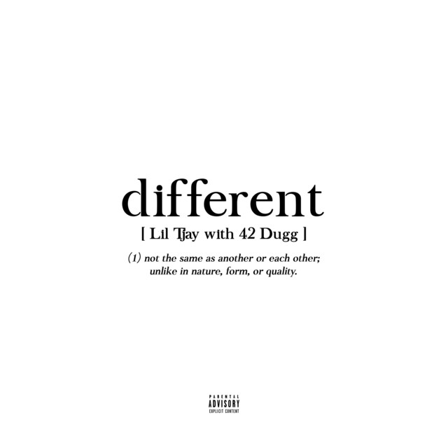 کاور آهنگ Different (with 42 Dugg) از Lil Tjay, 42 Dugg