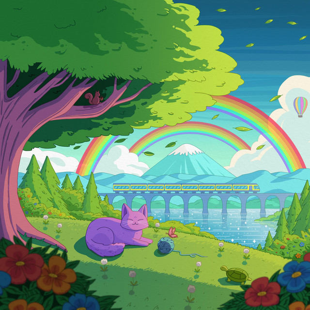 کاور آهنگ Double Rainbow از Purrple Cat