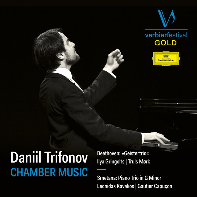 کاور آهنگ Piano Trio No. 5 in D Major, Op. 70 No. 1 "Ghost Trio": I. Allegro vivace e con brio - Live at Verbier Festival, 2015 از Ludwig van Beethoven, Leonidas Kavakos, Bedrich Smetana, Daniil Trifonov, Gautier Capucon, Truls Mork