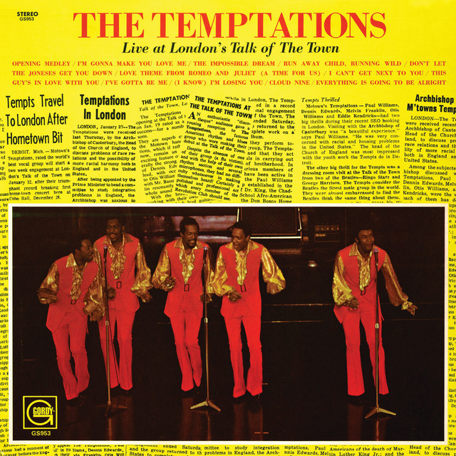کاور آهنگ Introduction Medley: Get Ready/Girl, (Why You Wanna Make Me Blue)/Beauty Is Only Skin Deep/You're My Everything/My Girl/Ain't Too Proud To Beg - Live At London's Talk Of The Town/1970 از The Temptations