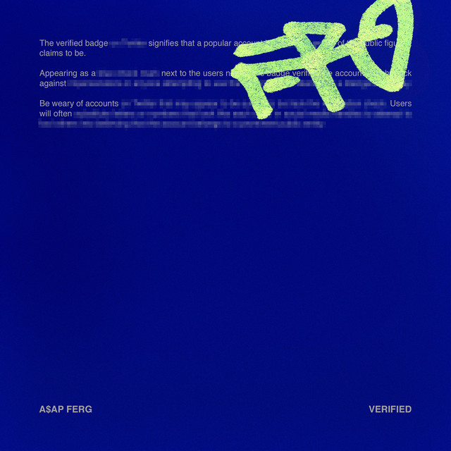 کاور آهنگ Verified از A$AP Ferg