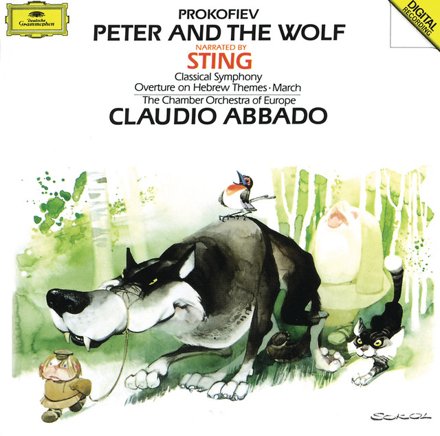 کاور آهنگ Symphony No. 1 in D Major, Op. 25 "Classical Symphony": II. Larghetto از Sergei Prokofiev, Chamber Orchestra of Europe, Claudio Abbado