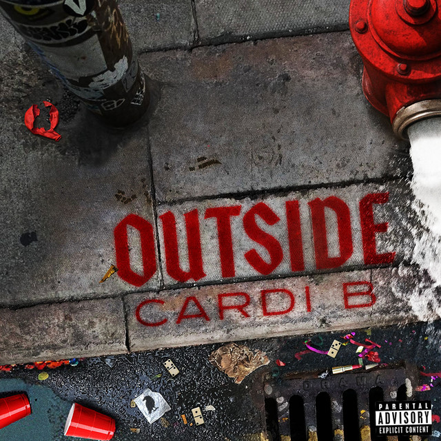 کاور آهنگ Outside از Cardi B
