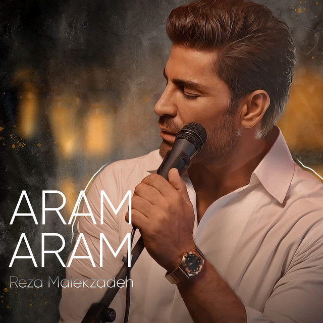 کاور آهنگ آرام‌ آرام از رضا ملک‌زاده