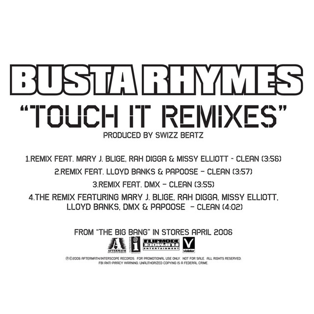 کاور آهنگ Touch It - Remix/Featuring Lloyd Banks & Papoose (Explicit) از Lloyd Banks, Busta Rhymes, Papoose