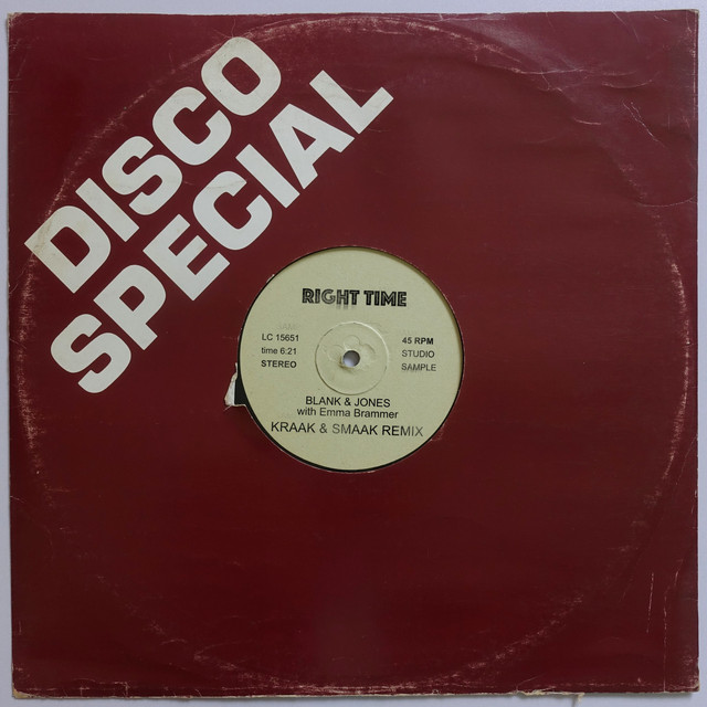 کاور آهنگ Right Time - Kraak & Smaak Extended Remix از Blank & Jones, Emma Brammer, Kraak & Smaak