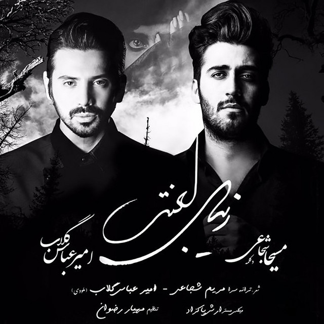 کاور آهنگ زیبای لعنتی از امیرعباس گلاب