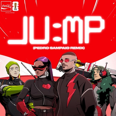 کاور آهنگ JUMP (feat. Steve Vai & Travis Barker) - Coca-Cola Anthem for the FIFA World Cup 26™ از J Balvin, Travis Barker, PEDRO SAMPAIO, Amber Mark, Steve Vai
