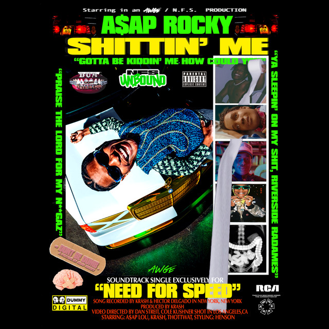 کاور آهنگ Shittin' Me از A$AP Rocky