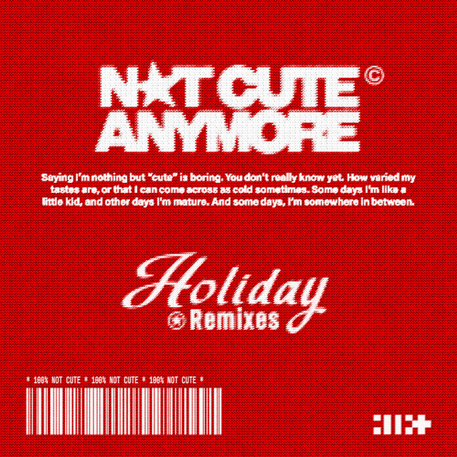کاور آهنگ NOT CUTE ANYMORE - Holiday Party ver. از ILLIT