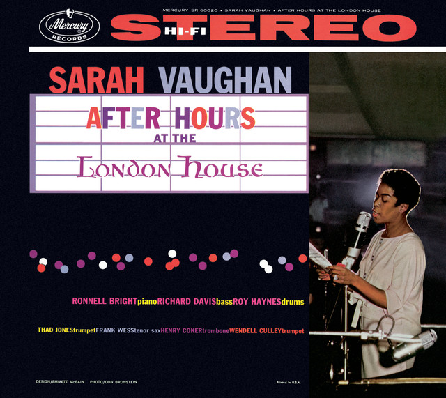 کاور آهنگ I'll String Along With You - Live At The London House, Chicago, 1958 از Sarah Vaughan