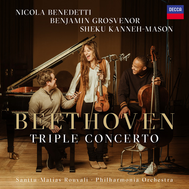 کاور آهنگ Triple Concerto in C Major, Op. 56: I. Allegro از Philharmonia Orchestra, Ludwig van Beethoven, Sheku Kanneh-Mason, Benjamin Grosvenor