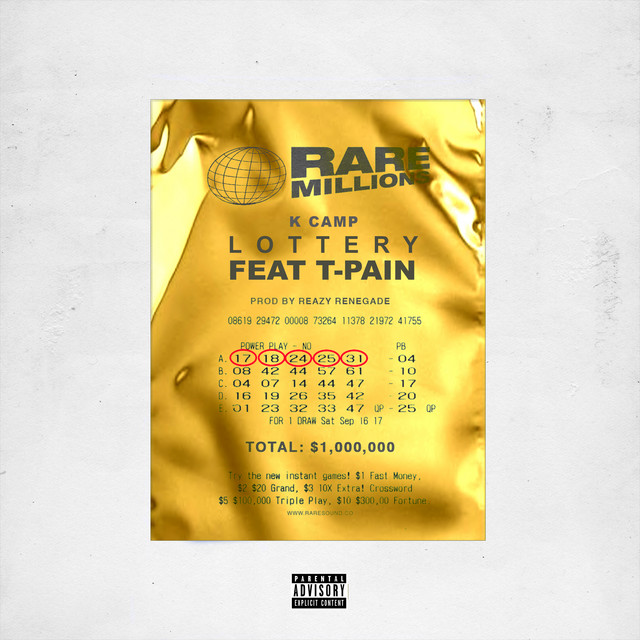 کاور آهنگ Lottery (Renegade) - T-Pain Remix از T-Pain, K CAMP