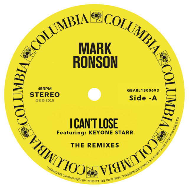 کاور آهنگ I Can't Lose (feat. Keyone Starr) - MenuWriteMessage Remix از Mark Ronson, Keyone Starr, MenuWriteMessage