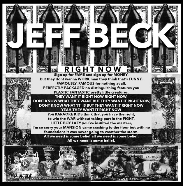 کاور آهنگ Right Now از Jeff Beck