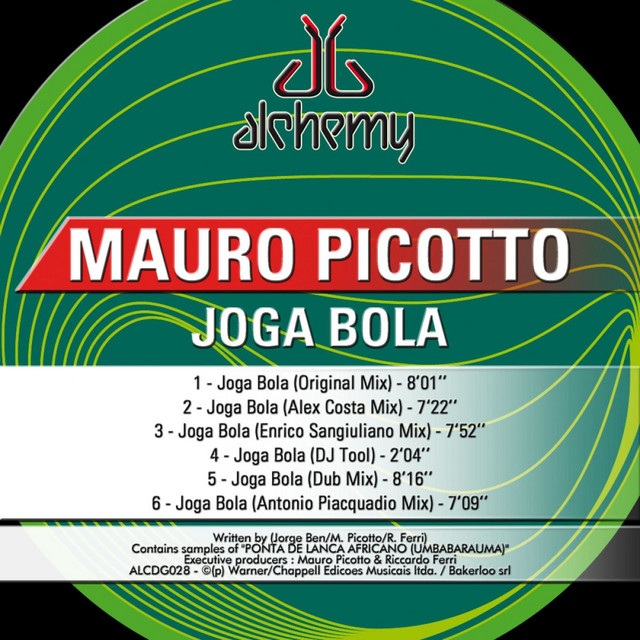 کاور آهنگ Joga Bola - Dub Mix از Mauro Picotto