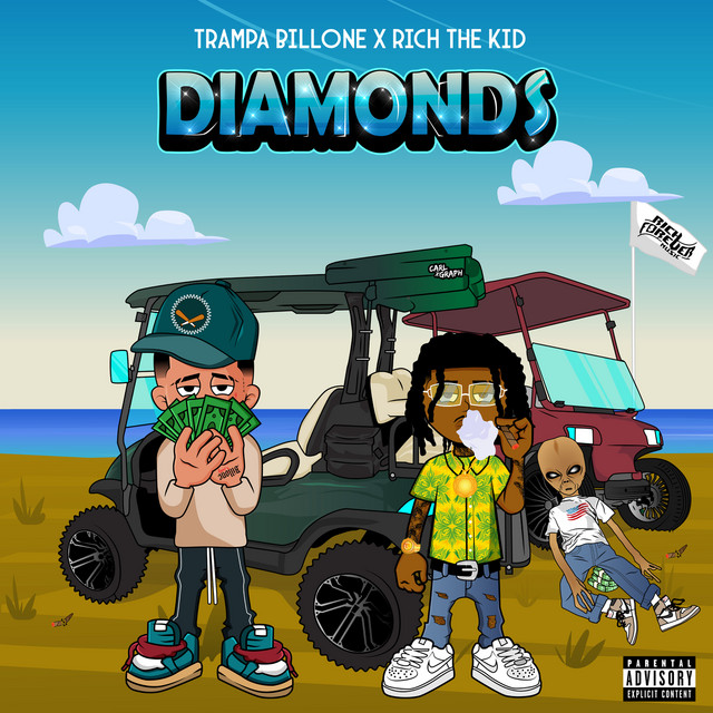 کاور آهنگ Diamonds از Rich The Kid