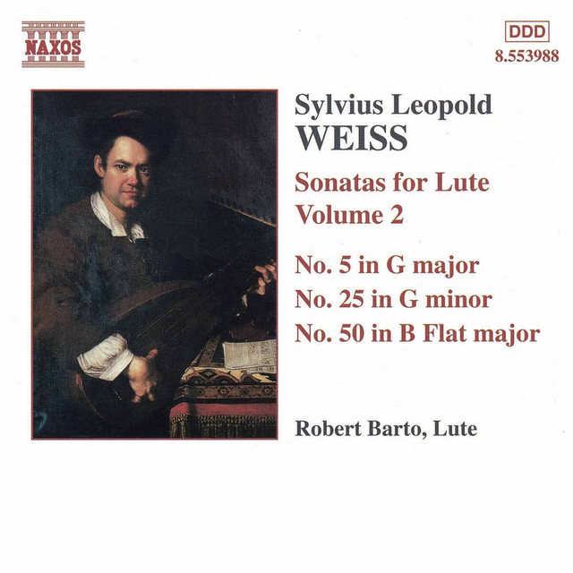 کاور آهنگ Lute Sonata No. 50 in B-Flat Major: IV. Sarabande از Silvius Leopold Weiss, Robert Barto