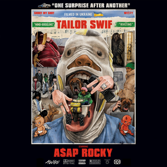 کاور آهنگ Tailor Swif از A$AP Rocky