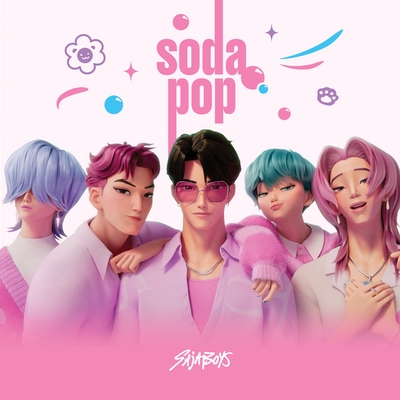 کاور آهنگ Soda Pop از KEVIN WOO, KPop Demon Hunters Cast, Danny Chung, Neckwav, samUIL Lee, Andrew Choi, Saja Boys