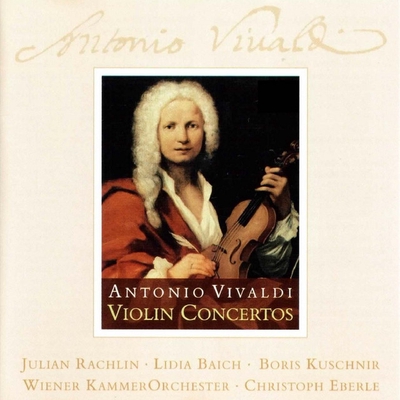 کاور آهنگ Concerto for three violins, strings and basso continuo in F Major, RV 551: III. Allegro از Antonio Vivaldi, Julian Rachlin, Lidia Baich, Boris Kuschnir, Vienna Chamber Orchestra, Christoph Eberle