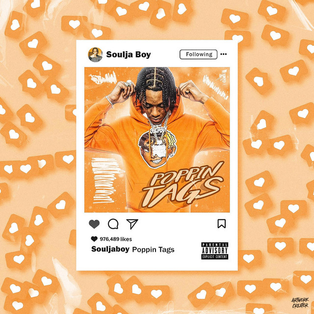 کاور آهنگ Poppin Tags از Soulja Boy