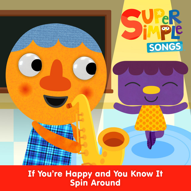 کاور آهنگ If You're Happy and You Know It Spin Around (Sing-Along) از Super Simple Songs
