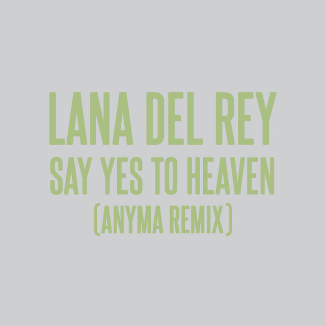 کاور آهنگ Say Yes To Heaven - Anyma Remix از Lana Del Rey, Anyma