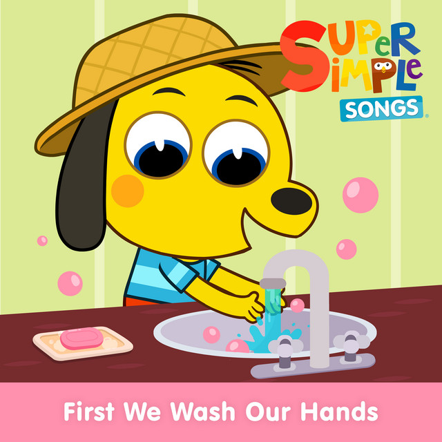 کاور آهنگ First We Wash Our Hands از Super Simple Songs