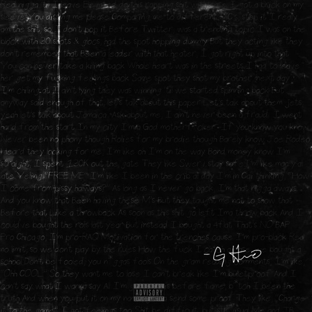 کاور آهنگ Statement از G Herbo